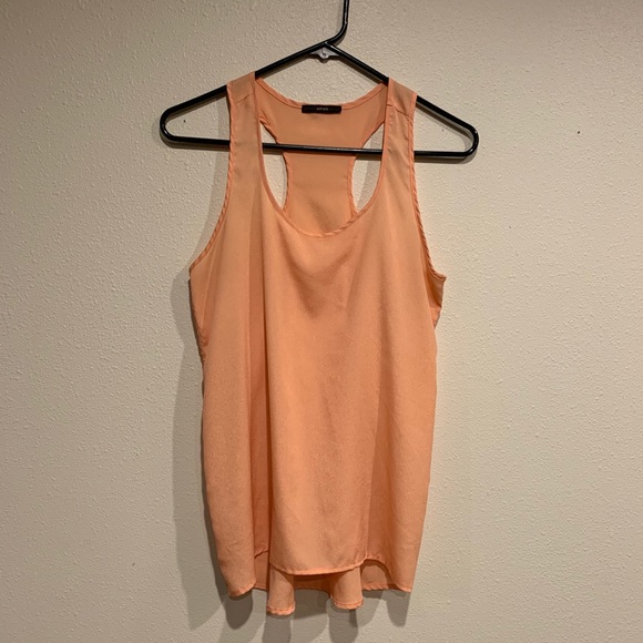 Chiffon Racer Back Tank Top - Picture 1 of 3